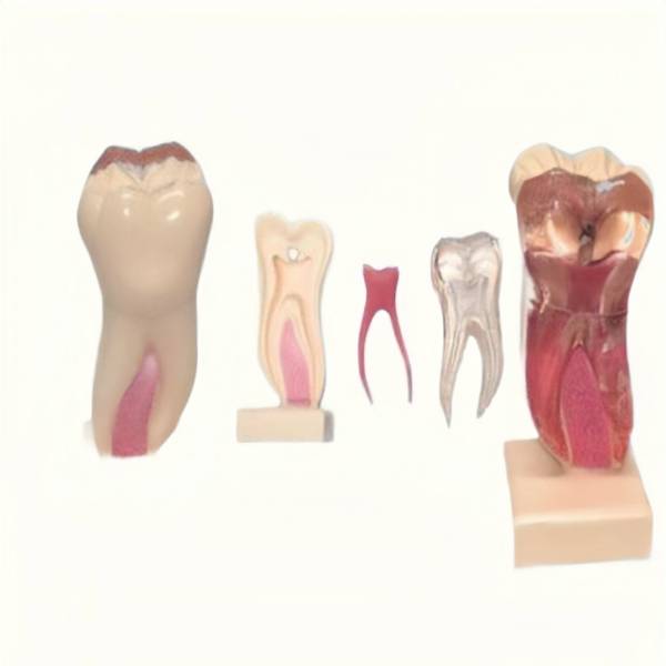 顎臼歯のUM-AA1解剖学的プロファイルモデル (自然サイズの6倍)