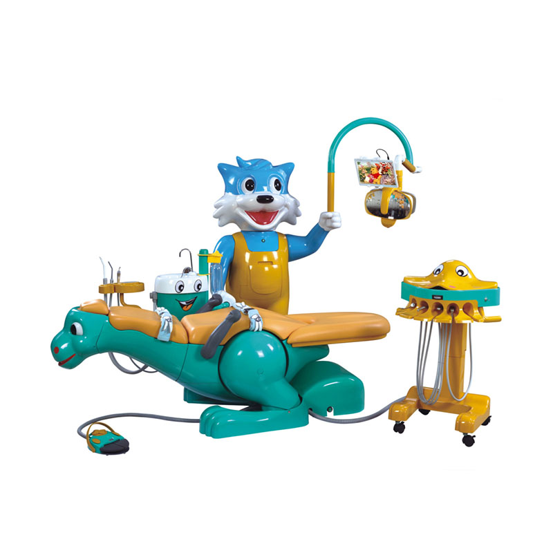 子供のためのUMG-03Cトロリータイプ漫画歯科椅子ユニット
